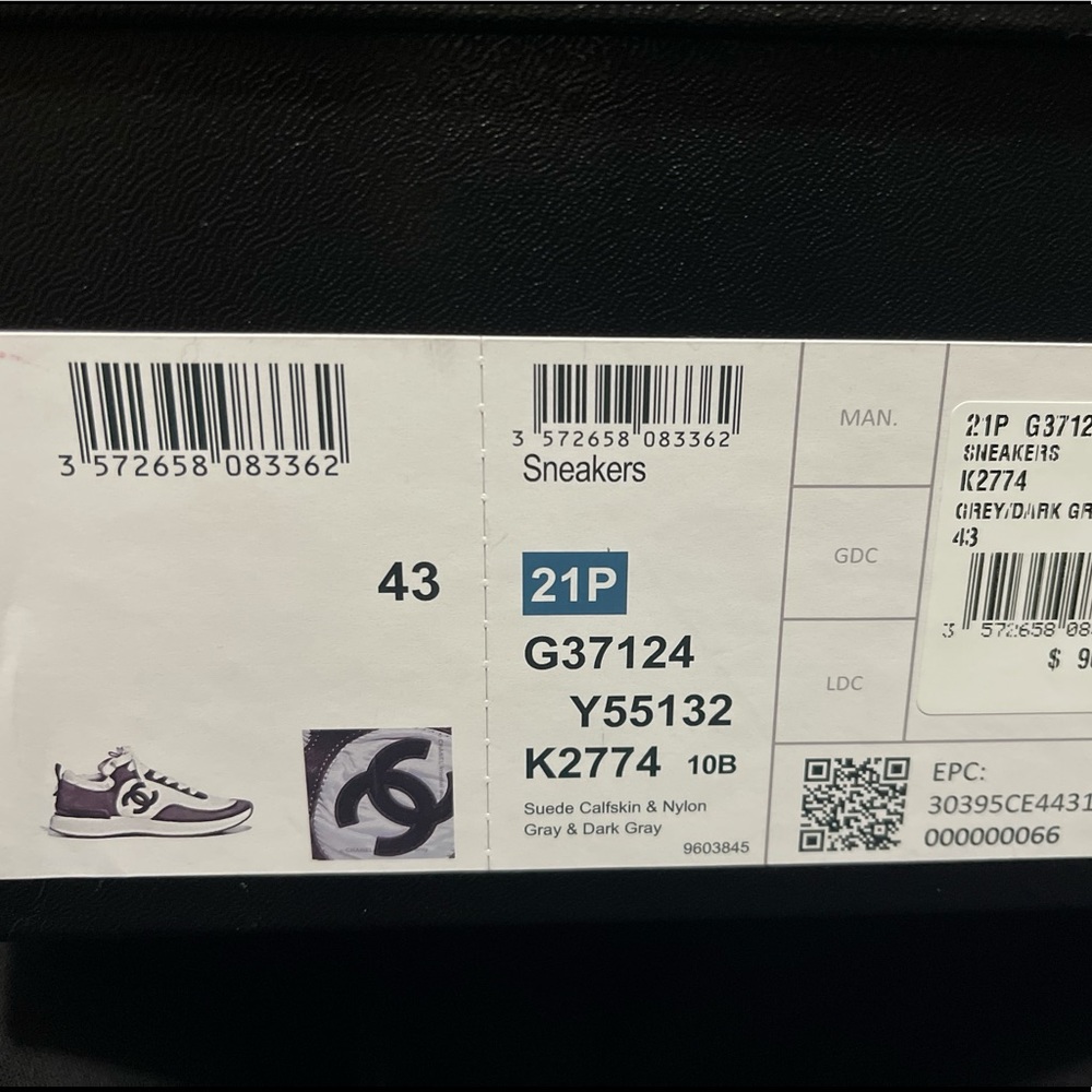 *SOLD ON TRADESY* Brand new never worn Men Chanel Tennis